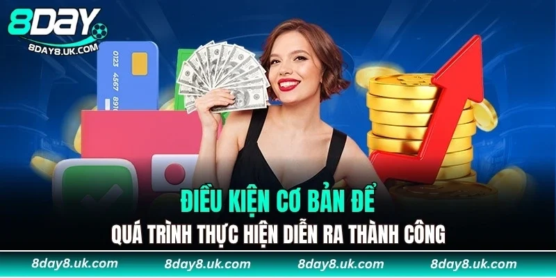Điều kiện cơ bản để quá trình thực hiện diễn ra thành công