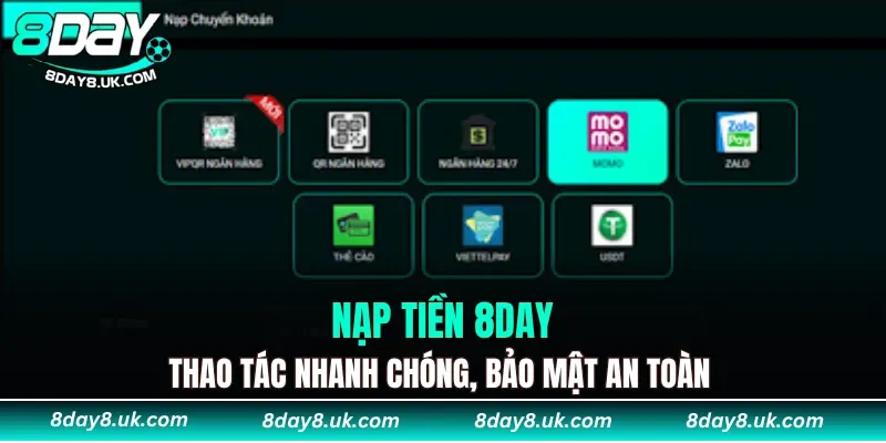 Nạp Tiền 8DAY