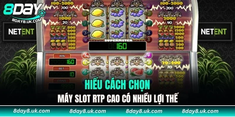 Hiểu cách chọn máy slot RTP cao có nhiều lợi thế